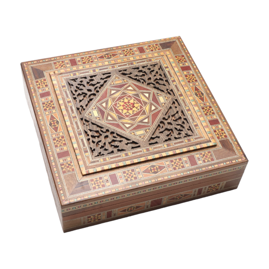 Picture of Square Wooden Hanmade Box